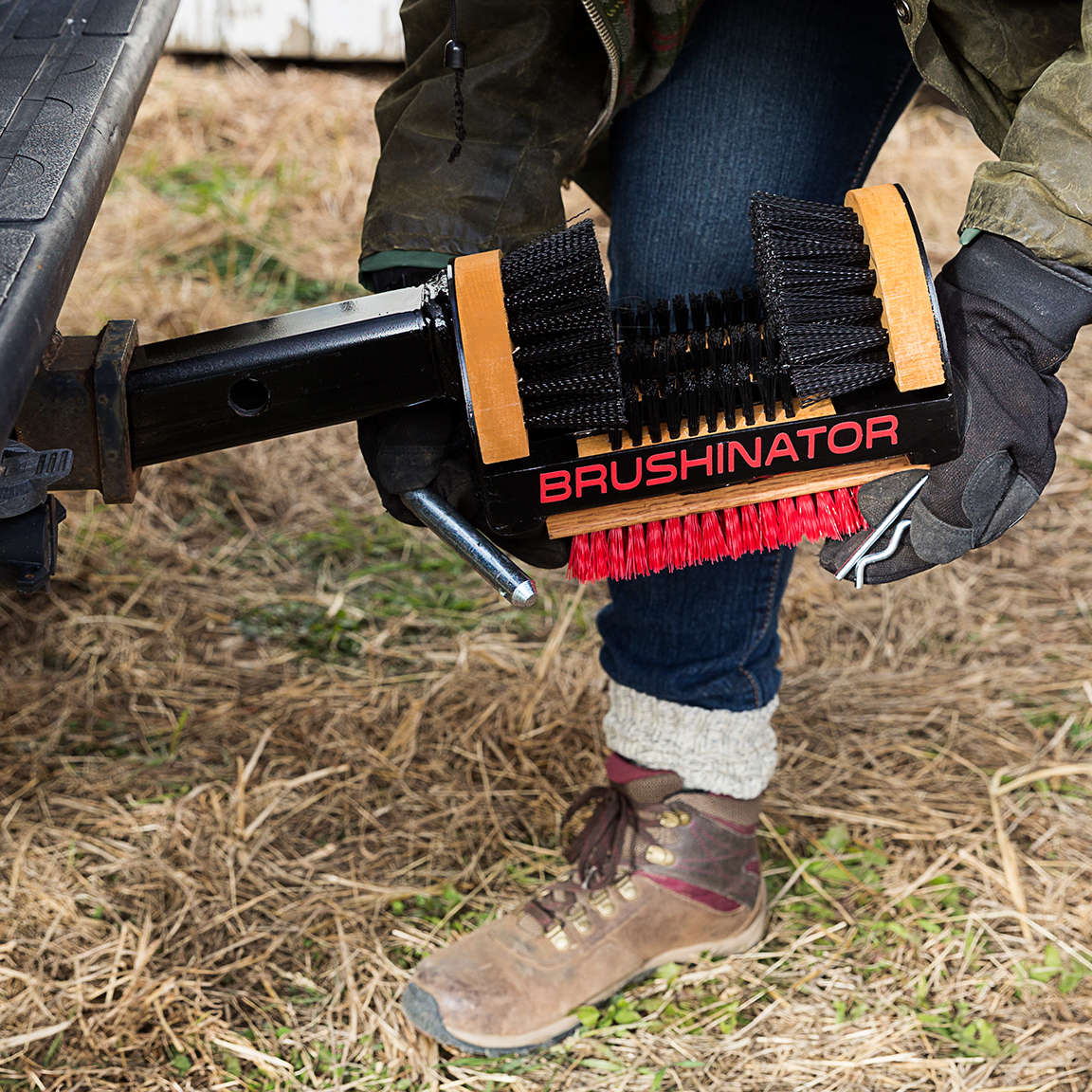 truck step boot brush