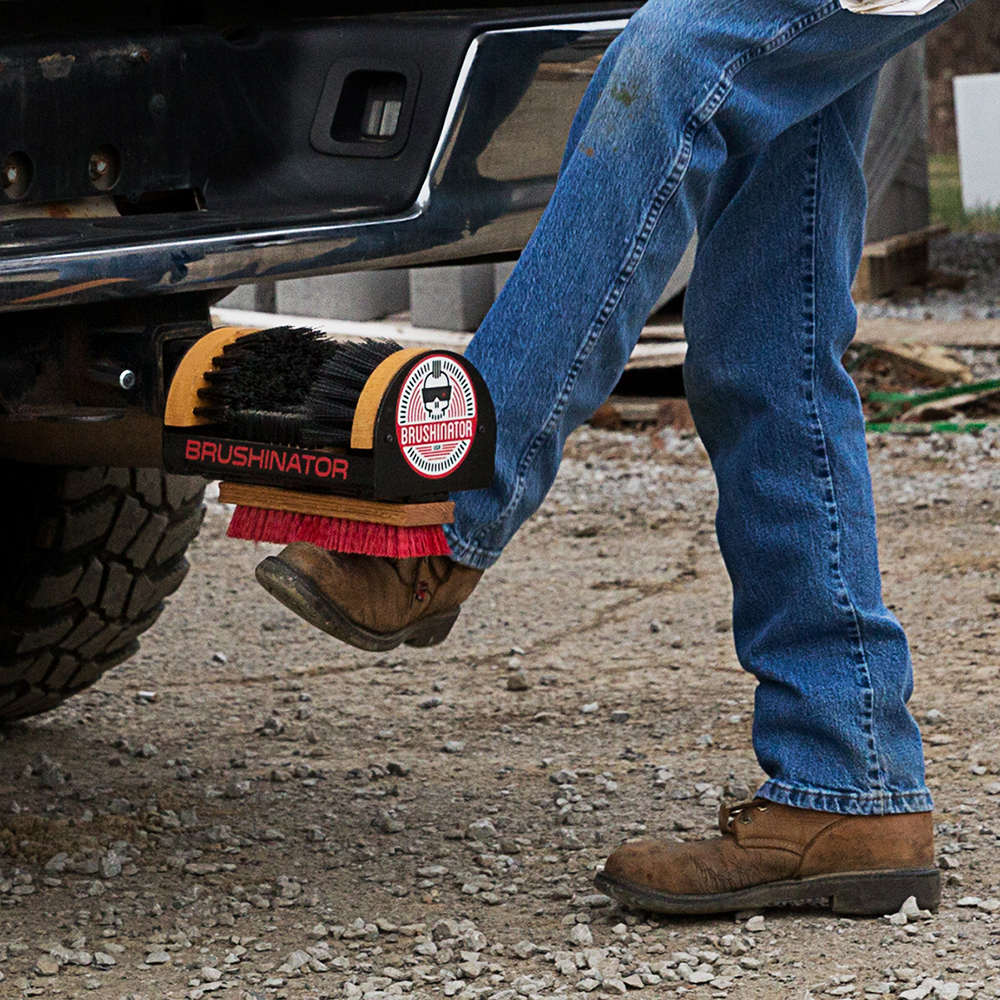 semi truck boot brush